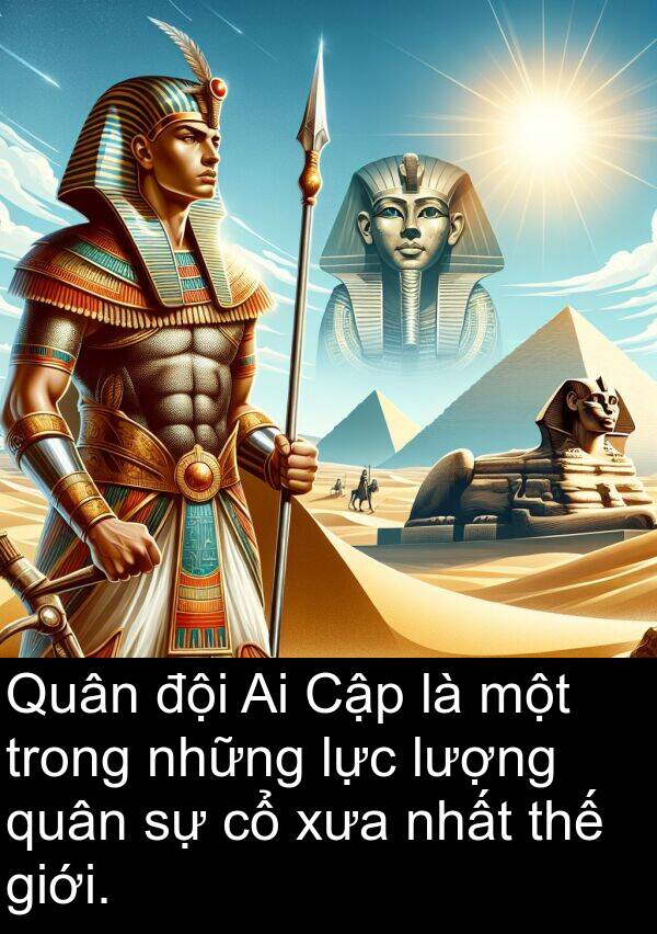 lực: Quân đội Ai Cập là một trong những lực lượng quân sự cổ xưa nhất thế giới.