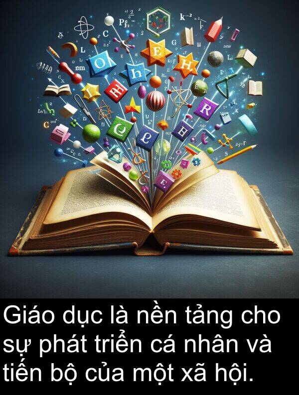 triển: Giáo dục là nền tảng cho sự phát triển cá nhân và tiến bộ của một xã hội.
