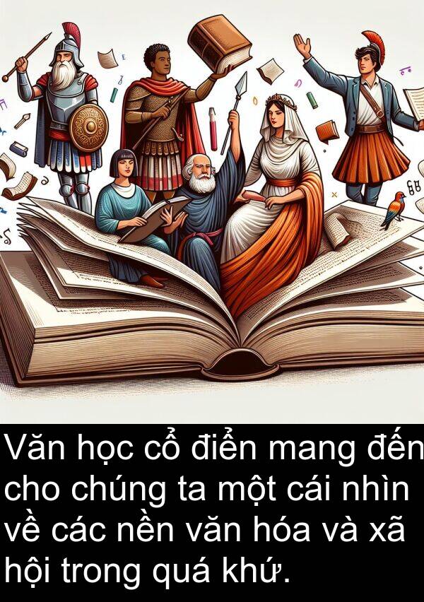 nền: Văn học cổ điển mang đến cho chúng ta một cái nhìn về các nền văn hóa và xã hội trong quá khứ.