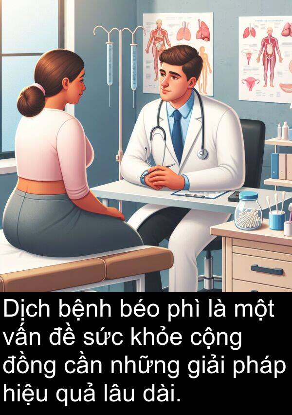 cộng: Dịch bệnh béo phì là một vấn đề sức khỏe cộng đồng cần những giải pháp hiệu quả lâu dài.