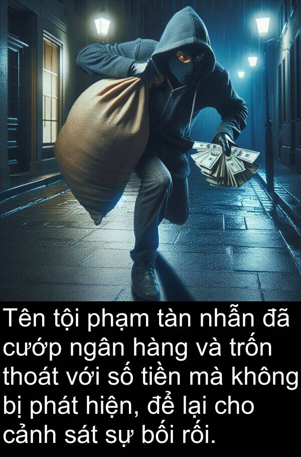 nhẫn: Tên tội phạm tàn nhẫn đã cướp ngân hàng và trốn thoát với số tiền mà không bị phát hiện, để lại cho cảnh sát sự bối rối.