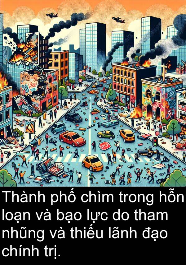 trị: Thành phố chìm trong hỗn loạn và bạo lực do tham nhũng và thiếu lãnh đạo chính trị.