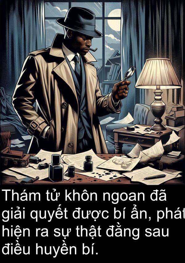 sau: Thám tử khôn ngoan đã giải quyết được bí ẩn, phát hiện ra sự thật đằng sau điều huyền bí.