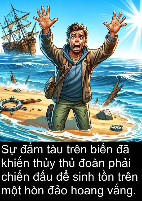 thủy: Sự đắm tàu trên biển đã khiến thủy thủ đoàn phải chiến đấu để sinh tồn trên một hòn đảo hoang vắng.