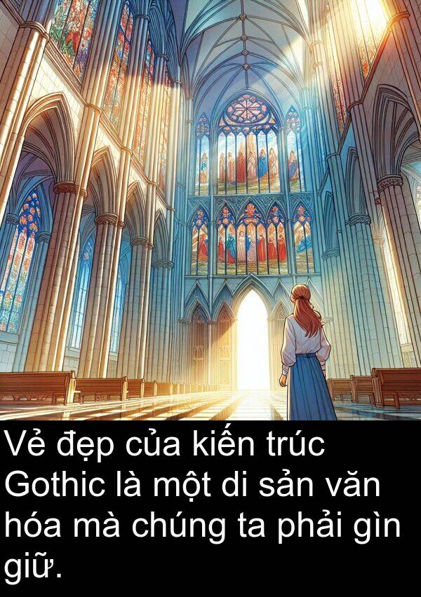 trúc: Vẻ đẹp của kiến trúc Gothic là một di sản văn hóa mà chúng ta phải gìn giữ.